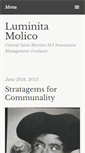 Mobile Screenshot of luminitamolico.net